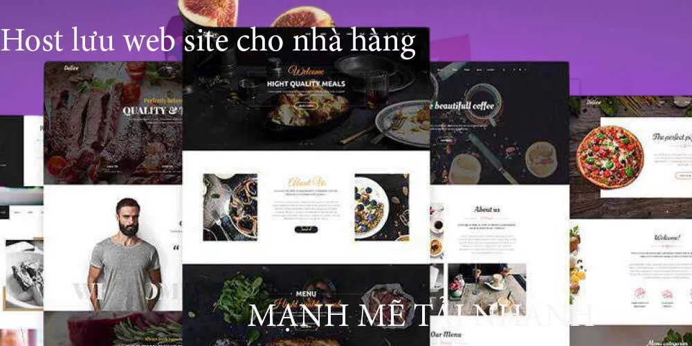 host website cho nhà hàng
