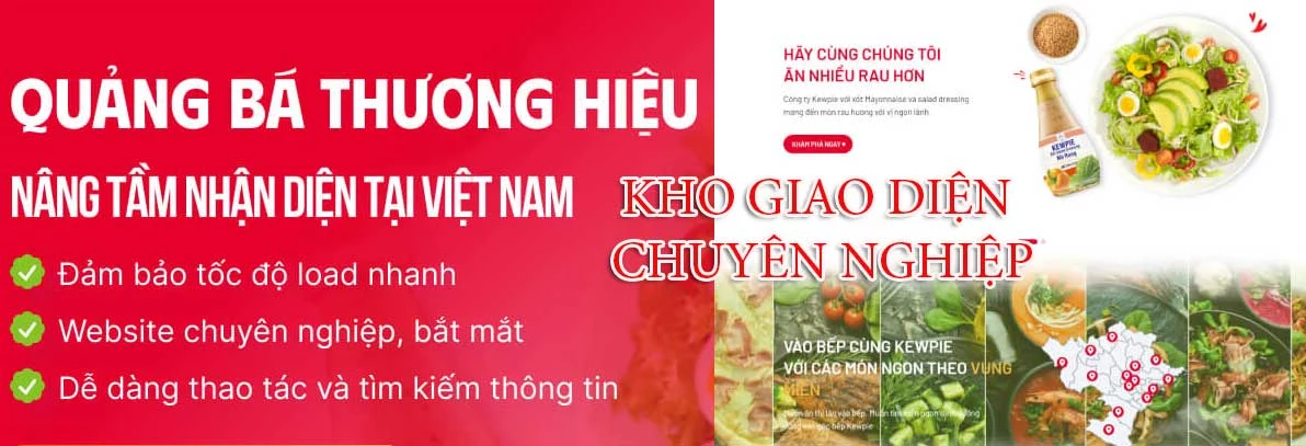 mẫu website cho nhà hàng