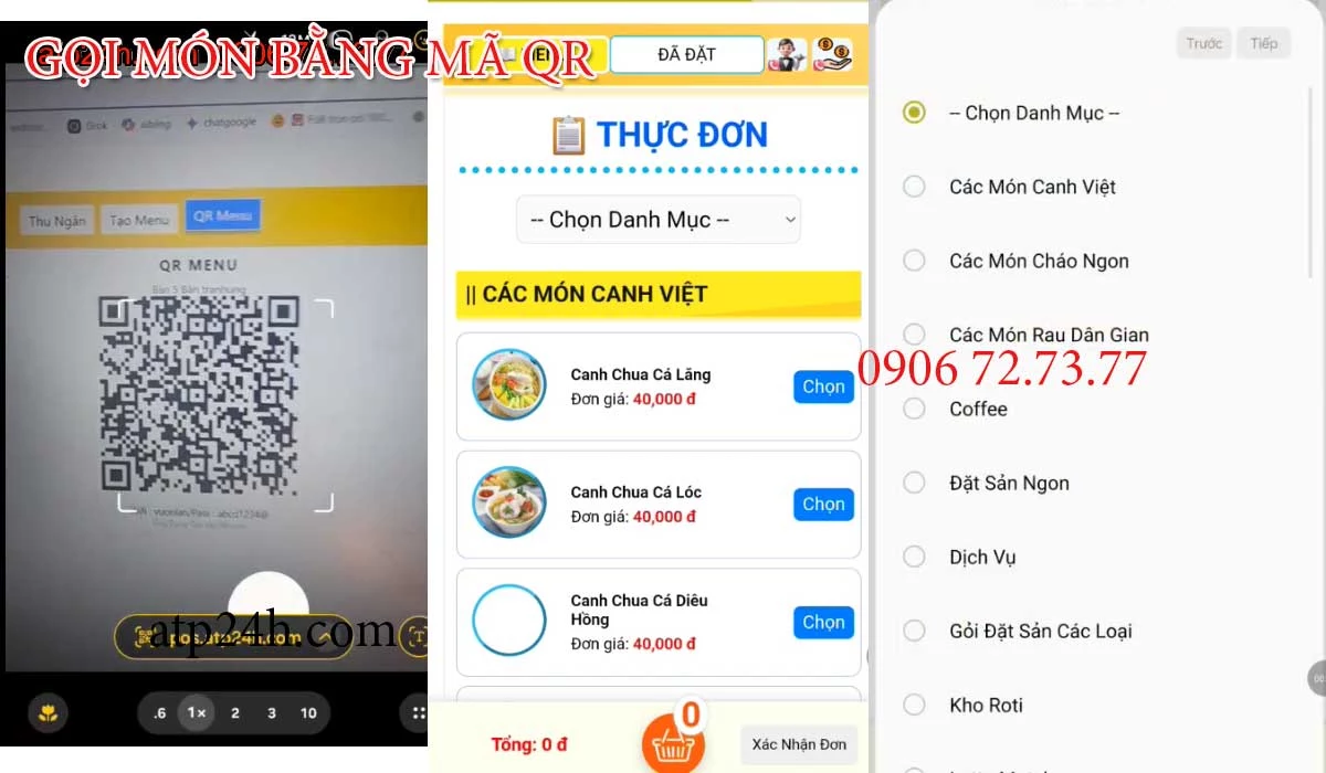 giải pháp gọi món online chuyên nghiệp